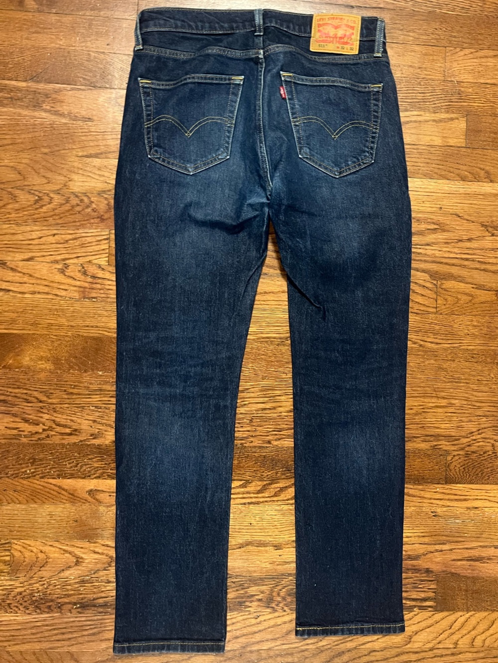 Levi's Men's Dark Indigo Slim Straight Jeans